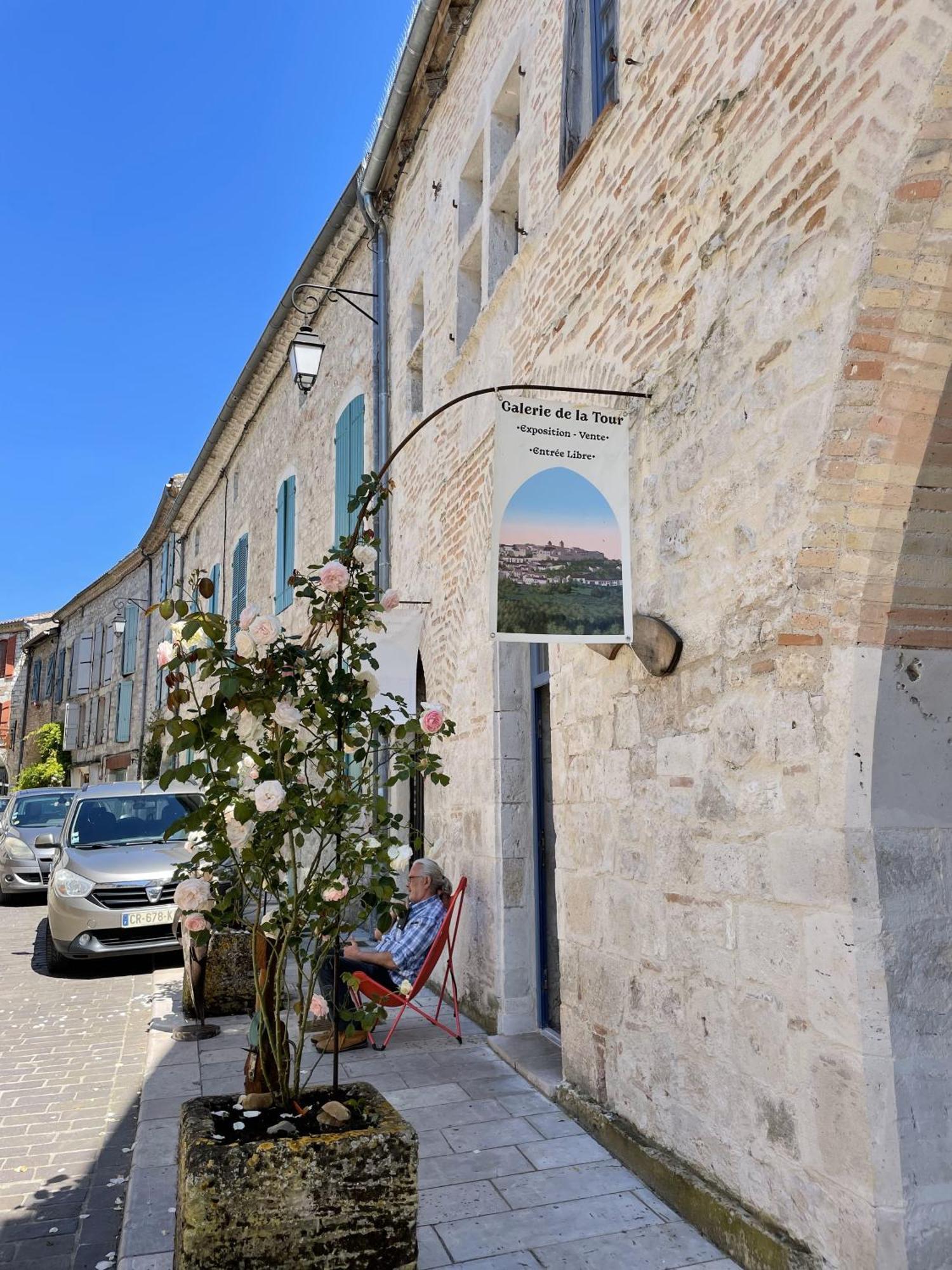 La Chambre Bleue Guest House Lauzerte Exterior photo